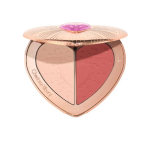Charlotte Tilbury  - Pillow Talk Beauty Soulmates Airbrush Flawless Finish Brightening and Blush Powder Palette Tono: Pillow Talk Flawless Peach