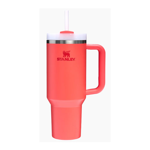 Stanley - The Quencher H2.0 Flowstat Tumbler  40 onzas   Color: Hot Coral