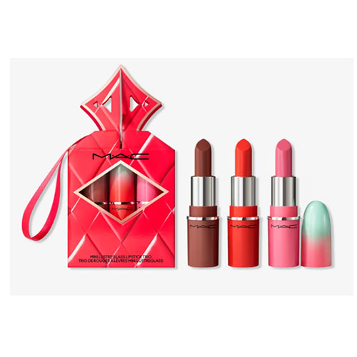 Mac - Wildest Gleams Mini Lustreglass Lipstick Gift Set - Brights